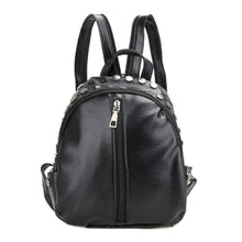 Load image into Gallery viewer, Rivet Mini Backpack Women Teenage Girl