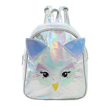 Load image into Gallery viewer, Women Cartoon Animal Mini Backpack Laser  Leather