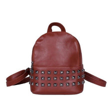 Load image into Gallery viewer, 21 colors Fashion Rivet Women Backpack