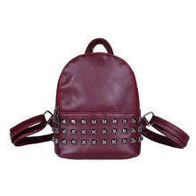 Load image into Gallery viewer, 21 colors Fashion Rivet Women Backpack