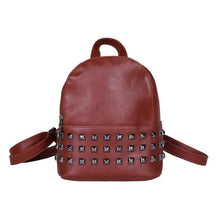 Load image into Gallery viewer, 21 colors Fashion Rivet Women Backpack