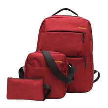 Load image into Gallery viewer, 3pcs/set Casual Oxford Women Backpack