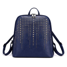 Load image into Gallery viewer, New Fashion Rivet Bead Leather Women Backpack