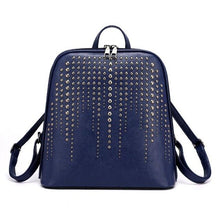 Load image into Gallery viewer, New Fashion Rivet Bead Leather Women Backpack