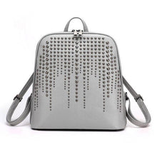 Load image into Gallery viewer, New Fashion Rivet Bead Leather Women Backpack