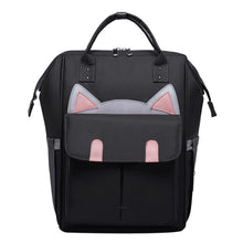 Load image into Gallery viewer, Cat Ear Waterproof Mommy Travel Backpack