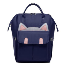 Load image into Gallery viewer, Cat Ear Waterproof Mommy Travel Backpack