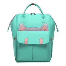 Load image into Gallery viewer, Cat Ear Waterproof Mommy Travel Backpack