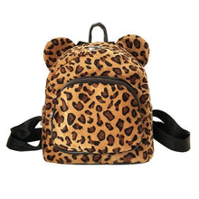 Load image into Gallery viewer, Leopard Print Mini Backpack Women